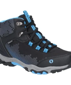 Cotswold Ducklington Lace Up Hiking Waterproof Boot Black/Blue