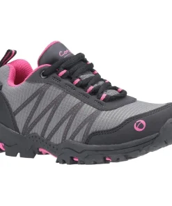 Cotswold Littledean Lace Up Hiking Waterproof Boot Pink/Grey