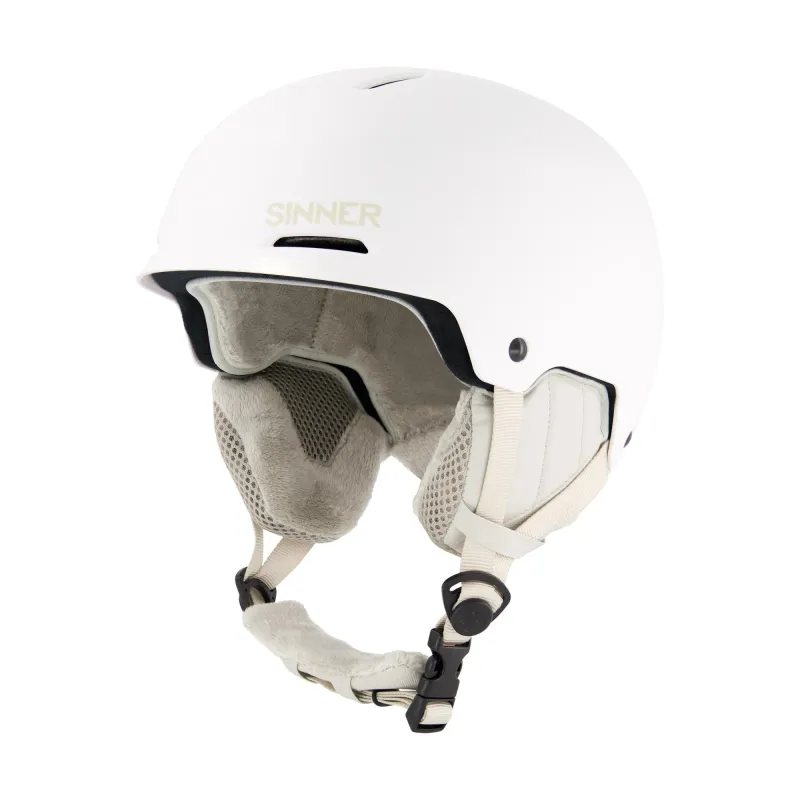 SINNER SENIOR COPPER SKI HELMET MATTE WHITE