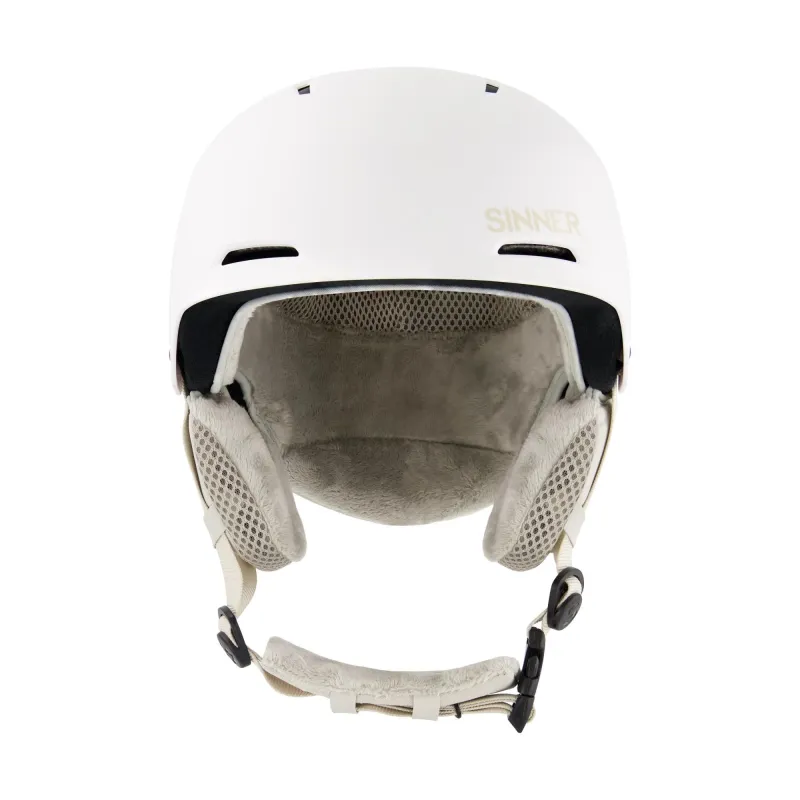 SINNER SENIOR COPPER SKI HELMET MATTE WHITE - Image 3