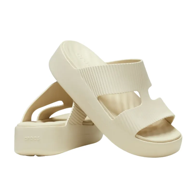 Crocs Womens Sandal Getaway Groove Platfrom HStrap Sandstone - Image 3