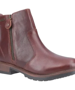 Cotswold Ashwicke Zip Ankle Boot Brown