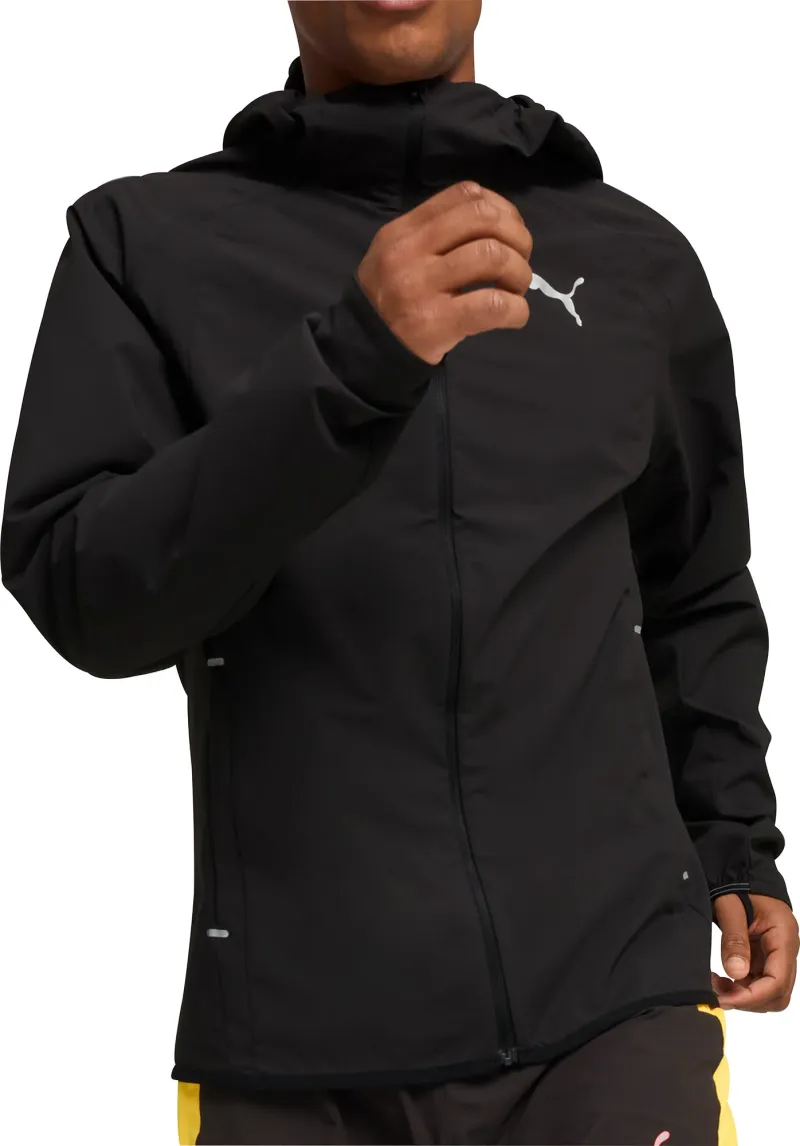 Puma Ultraweave Rain Mens Running Jacket - Black