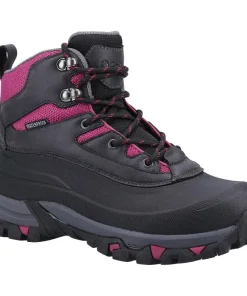 Cotswold Calmsden Hiking Boots Grey/Berry