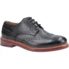 Cotswold Quenington Leather Goodyear Welt Lace Up Shoe Black