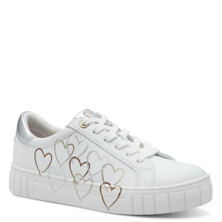 Marco Tozzi Womens Trainer 2-23711-44 White/Gold