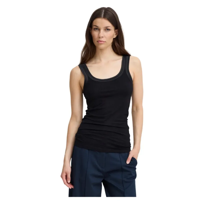 Ichi Womens Top Zola Black