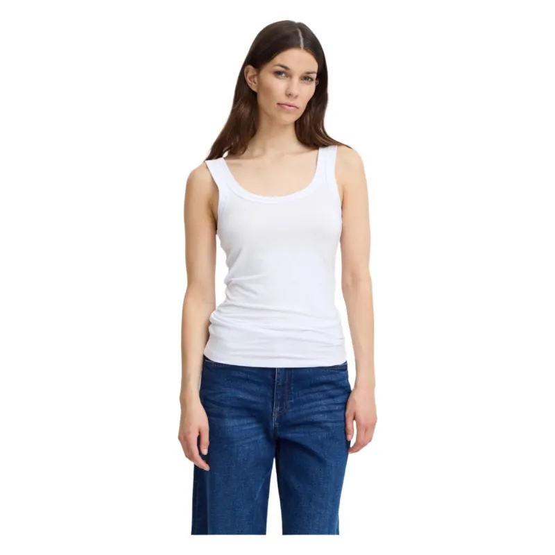 Ichi Womens Top Zola White