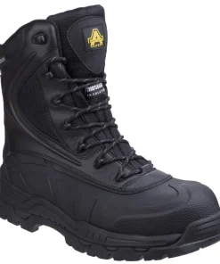 Amblers Safety AS440 Hybrid Metal Free Hi-leg Waterproof Safety Boot Black
