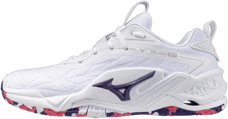 Mizuno Wave Stealth Neo 2 Womens Netball Shoes - White