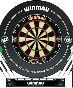 WINMAU PROFESSIONAL DART SET DIAMOND DARTBOARD SURROUND SET