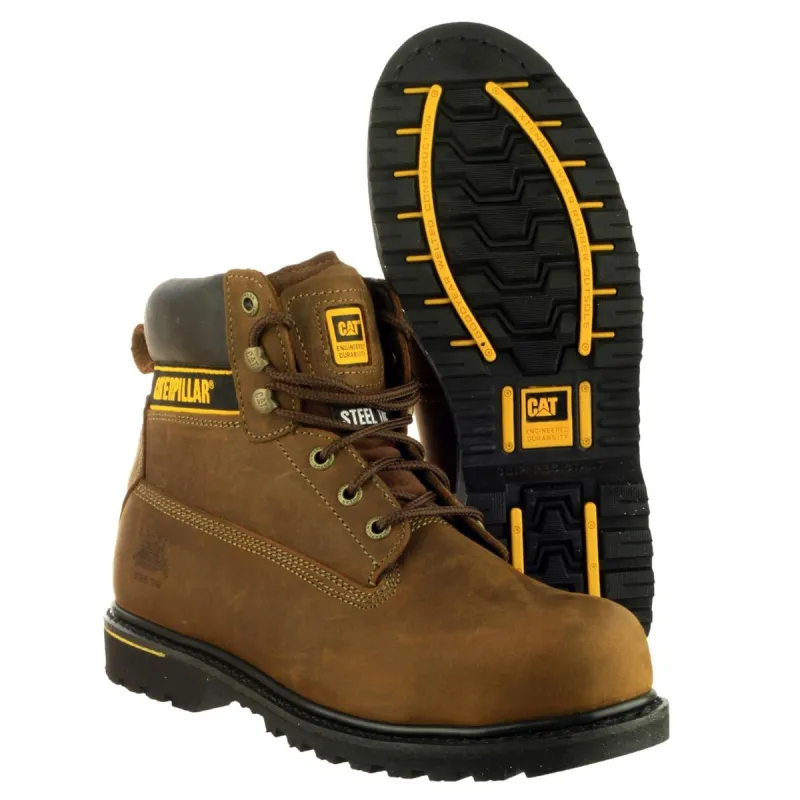 Caterpillar Holton Safety Boot Brown - Image 2