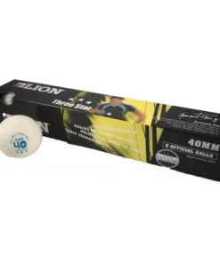 LION 40+ 3 STAR TABLE TENNIS BALL PACK 6