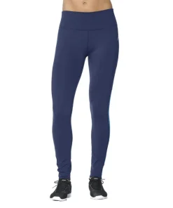 Asics Colour Block Womens 7/8 Running Tights - Blue