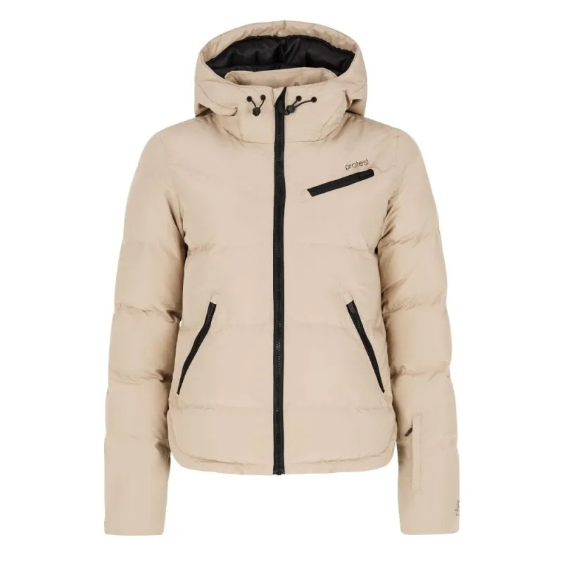 PROTEST WOMENS ONYX SNOW JACKET OFF WHITE