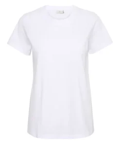 Kaffe Womens T-Shirt KAMarin Optical White