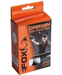 FOX DARWIN 1 STAR TABLE TENNIS BALLS 6 PACK