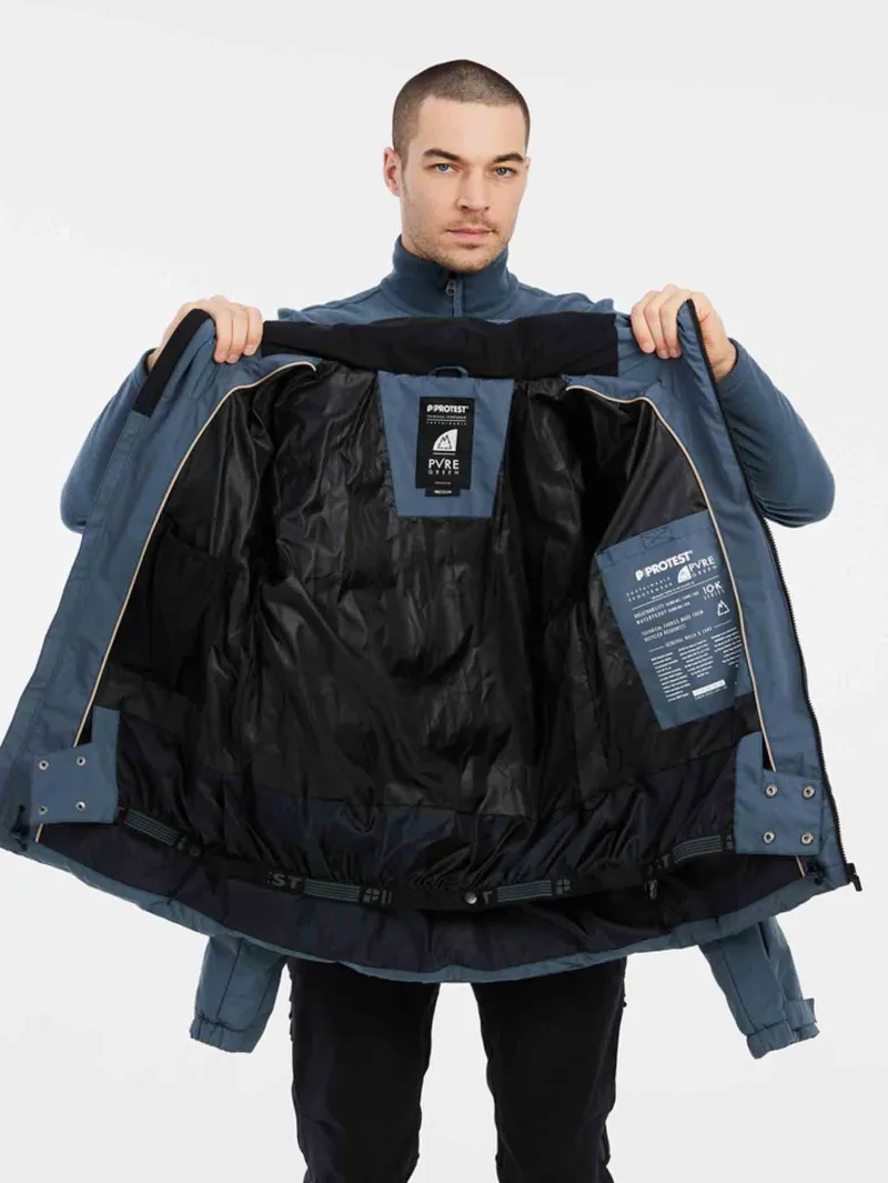 PROTEST MENS SUPERIOR24 SKI JACKET YALE BLUE - Image 3