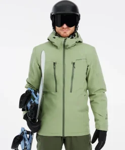 PROTEST MENS MOTHY SKI JACKET MARL GREEN