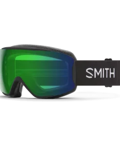 SMITH ADULT MOMENT SMALL FIT SKI GOGGLE BLACK GREEN S2