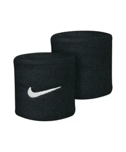 Nike Unisex Wristbands Swoosh Black/White