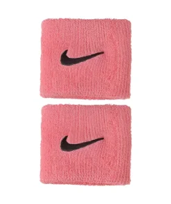 Nike Unisex Wristbands Swoosh Pink Gaze/Oil Grey