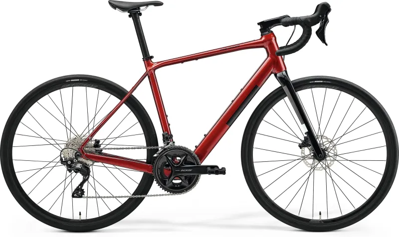 Merida eScultura 400 Electric Road Bike 2025 - Red