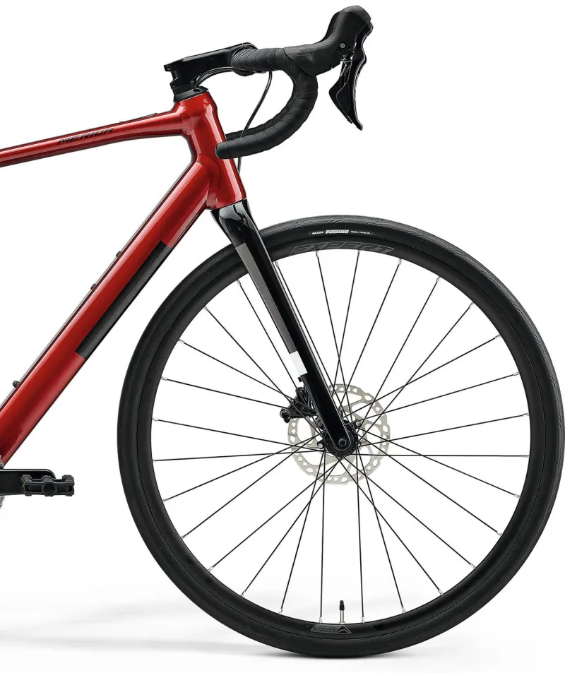 Merida eScultura 400 Electric Road Bike 2025 - Red - Image 3