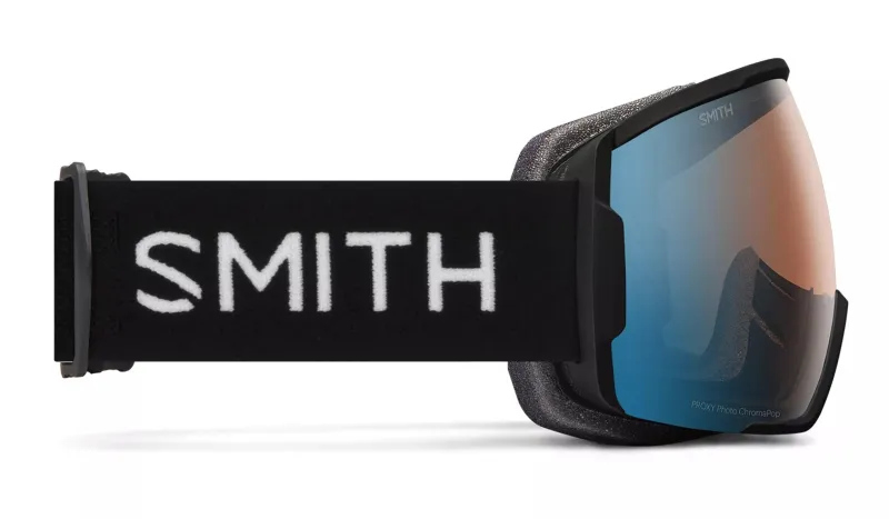 SMITH ADULT PROXY SKI GOGGLE BLACK BLUE MIRROR CHROMAPOP LENS S1-S3 - Image 3