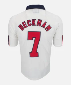 1997-99 England Home Shirt Beckham 7 [Perfect]