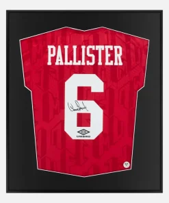 Framed Pallister Signed Manchester United Shirt 1992-94 [Lite]