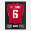 Framed Gary Pallister Signed Man United Jersey [Classic]