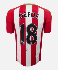Jermain Defoe Signed Sunderland Shirt 2016-17 Home [18]