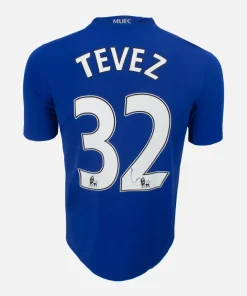 Carlos Tevez Signed Manchester United Shirt 2008-09 Third away [32]