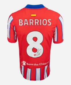 Pablo Barrios Signed Atletico Madrid Shirt 2024-25 Home [8]