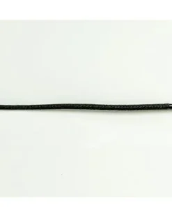 Dasco 75cm Thin Round Waxed Lace Black