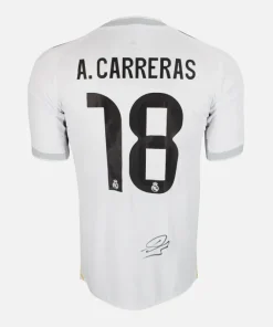 Álvaro Carreras Signed Real Madrid Shirt Home 2025-26 [18]