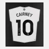 Framed Cairney Signed Shirt, Fulham White Home 10 [Lite]