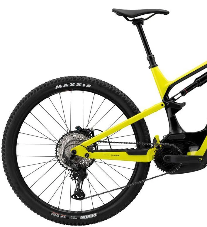 Cannondale Moterra Neo Carbon 2 Electric Full Suspension Mountain Bike 2023 - Highlighter - Image 2