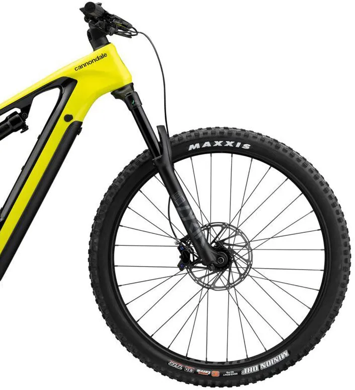 Cannondale Moterra Neo Carbon 2 Electric Full Suspension Mountain Bike 2023 - Highlighter - Image 3