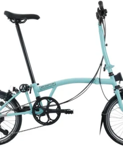 Brompton C Line 12-Speed Folding Bike - Turkish Green