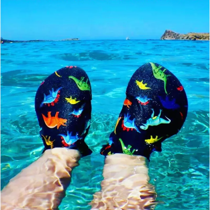 Slipfree Boys Shoes Dino Green - Image 2