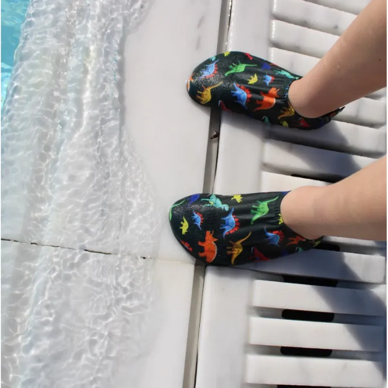 Slipfree Boys Shoes Dino Green - Image 3