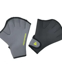 AQUAPHERE SWIM GLOVE GREY/YELLOW