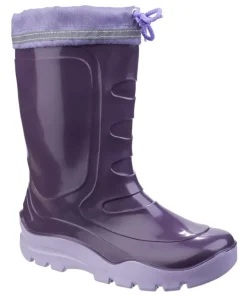 Group Five Splish Slip on Childrens Wellington Liliac