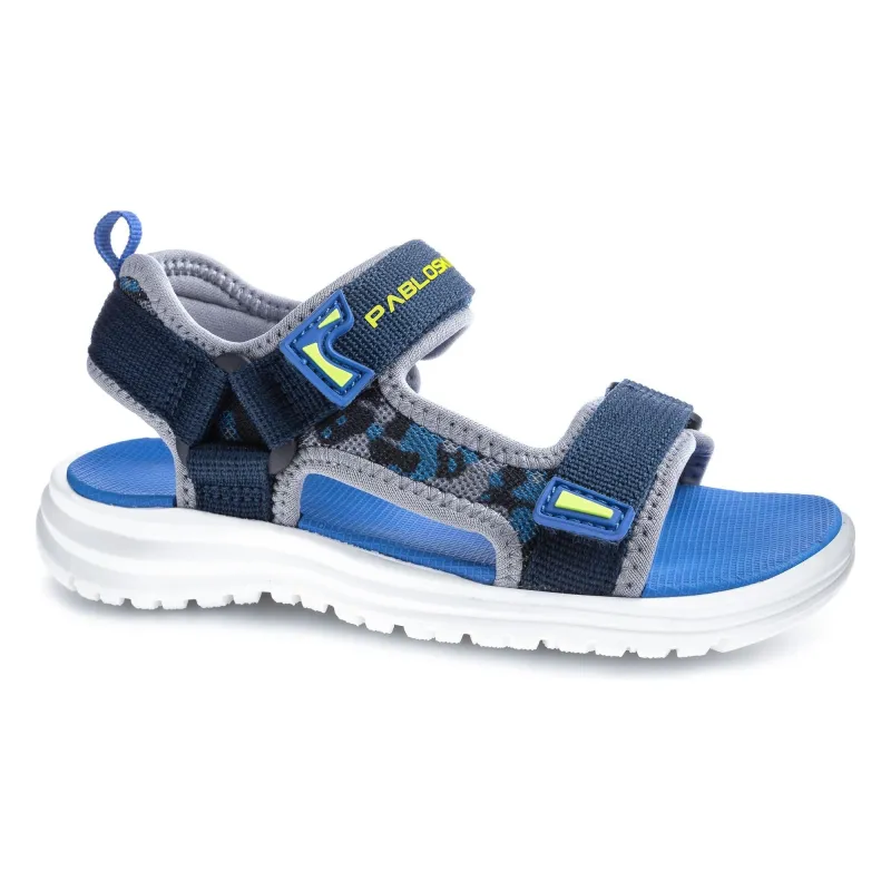Pablosky Boys Sandal 976720 Navy Royal Amarillo