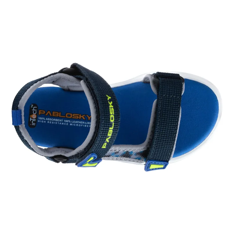 Pablosky Boys Sandal 976720 Navy Royal Amarillo - Image 3