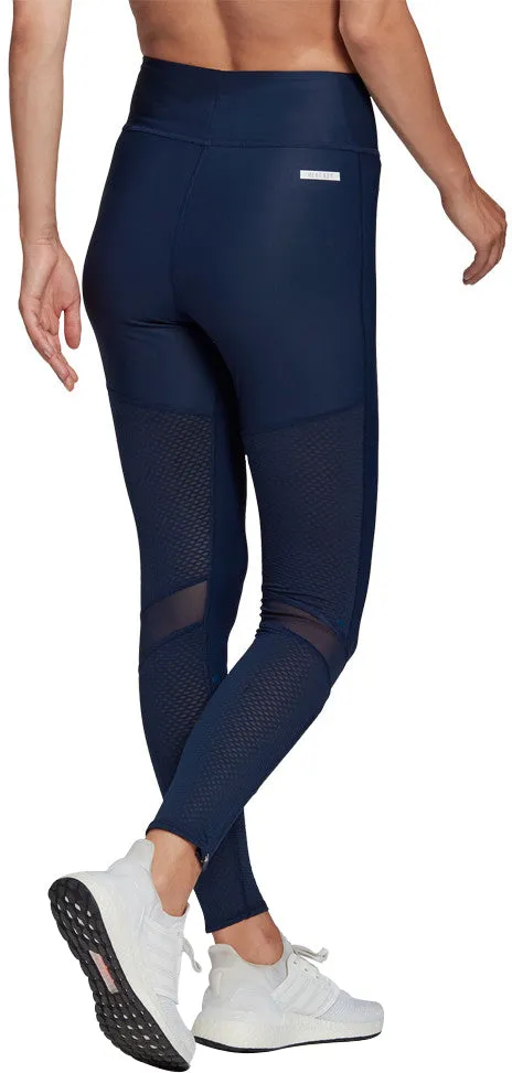 adidas Team GB Womens 7/8 Running Tights - Blue - Image 2