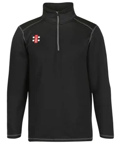 GRAY NICOLLS JUNIOR STORM FLEECE BLACK 11-12