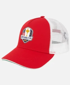 Ryder Cup 2023 Golf Mesh Trucker Cap [Red/White]